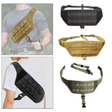 Maxbell Chest Rig Trendy Versatile Outdoor Gear Organizer for Hiking Outdoor Fishing Black