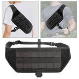 Maxbell Chest Rig Trendy Versatile Outdoor Gear Organizer for Hiking Outdoor Fishing Black