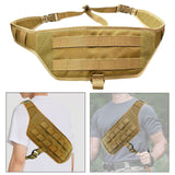 Maxbell Chest Rig Trendy Versatile Outdoor Gear Organizer for Hiking Outdoor Fishing Khaki
