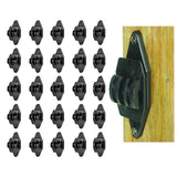 Maxbell 25 Pieces Electric Fence Insulators Sturdy Garden Accessory for Farm Pasture