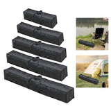 Maxbell Large Travel Duffel Bag Sturdy Long Luggage Bag for Moving Outdoor Tent Pole 60cmx20cmx20cm