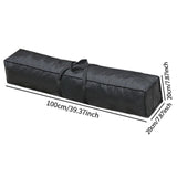 Maxbell Large Travel Duffel Bag Sturdy Long Luggage Bag for Moving Outdoor Tent Pole 100cmx20cmx20cm