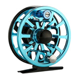 Maxbell Fly Fishing Reel Versatile Fishing Gear for Outdoor Freshwater and Saltwater Black Blue