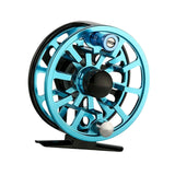 Maxbell Fly Fishing Reel Versatile Fishing Gear for Outdoor Freshwater and Saltwater Black Blue