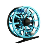 Maxbell Fly Fishing Reel Versatile Fishing Gear for Outdoor Freshwater and Saltwater Black Blue