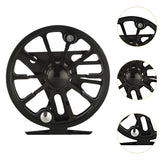 Maxbell Fly Fishing Reel Versatile Fishing Gear for Outdoor Freshwater and Saltwater Black