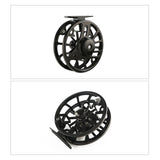 Maxbell Fly Fishing Reel Versatile Fishing Gear for Outdoor Freshwater and Saltwater Black