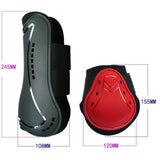 Maxbell 4 Pieces Horse Tendon Boots Shock Absorbing Open Front Fetlock Boots L