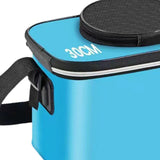 Maxbell Fishing Bucket Foldable Multifunction with Strap for Gardening Picnic Hiking Blue 30cmx20cmx20cm