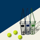Maxbell Tennis Ball Retriever Collector Training Court Equipment Ball Bucket Carrier