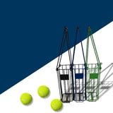 Maxbell Tennis Ball Retriever Collector Training Court Equipment Ball Bucket Carrier