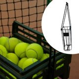 Maxbell Tennis Ball Retriever Collector Training Court Equipment Ball Bucket Carrier