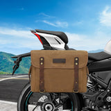 Maxbell Generic Motorcycle Tool Bag Bicycle Carrier Handlebar Sissybar Storage Pouch Khaki