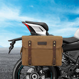 Maxbell Generic Motorcycle Tool Bag Bicycle Carrier Handlebar Sissybar Storage Pouch Khaki