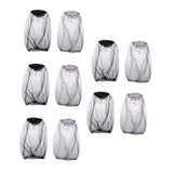 Maxbell 10Pcs Fly Head Net Mesh Netting for Backpacking Outdoor Activity Travel