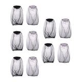 Maxbell 10Pcs Fly Head Net Mesh Netting for Backpacking Outdoor Activity Travel