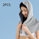 Maxbell 2Pcs Cooling Hoodie Towels for Hot Weather Reusable