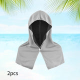 Maxbell 2Pcs Cooling Hoodie Towels for Hot Weather Reusable