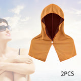 Maxbell 2Pcs Cooling Hoodie Towels for Hot Weather Reusable