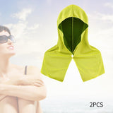 Maxbell 2Pcs Cooling Hoodie Towels for Hot Weather Reusable