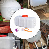 Maxbell Water Containers for Storage Thickened for Outdoor Supplies Picnics Barbecue 150 catties White