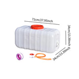 Maxbell Water Containers for Storage Thickened for Outdoor Supplies Picnics Barbecue 150 catties White