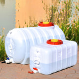 Maxbell Water Containers for Storage Thickened for Outdoor Supplies Picnics Barbecue 150 catties White
