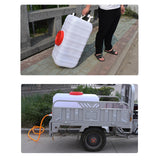 Maxbell Water Containers for Storage Thickened for Outdoor Supplies Picnics Barbecue 150 catties White