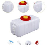 Maxbell Water Container Kit Multifunction Water Bucket for Fishing Traveling Outdoor 100L Double Lid