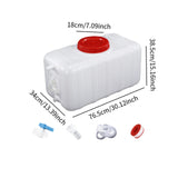 Maxbell Water Container Kit Multifunction Water Bucket for Fishing Traveling Outdoor 100L Single Lid