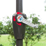 Maxbell Patio Umbrella Accessories Crank Handle Attachment for Outdoor Garden Picnic Style A