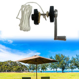 Maxbell Patio Umbrella Accessories Crank Handle Attachment for Outdoor Garden Picnic Style C