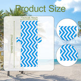 Maxbell Beach Chair Cover Thick Lounge Chair Towel Cover for Outdoor Vacation Travel Style A