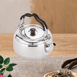 Maxbell Tea Kettle Thickened Cook Pot Boiling Water Pot for Camping Cooking Stovetop Argent