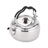 Maxbell Tea Kettle Thickened Cook Pot Boiling Water Pot for Camping Cooking Stovetop Argent