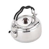 Maxbell Tea Kettle Thickened Cook Pot Boiling Water Pot for Camping Cooking Stovetop Argent