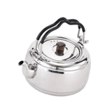 Maxbell Tea Kettle Thickened Cook Pot Boiling Water Pot for Camping Cooking Stovetop Argent