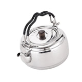 Maxbell Tea Kettle Thickened Cook Pot Boiling Water Pot for Camping Cooking Stovetop Argent