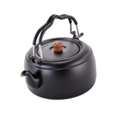 Maxbell Tea Kettle Thickened Cook Pot Boiling Water Pot for Camping Cooking Stovetop Black