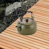 Maxbell Tea Kettle Thickened Cook Pot Boiling Water Pot for Camping Cooking Stovetop Green