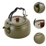 Maxbell Tea Kettle Thickened Cook Pot Boiling Water Pot for Camping Cooking Stovetop Green