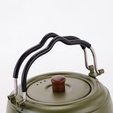 Maxbell Tea Kettle Thickened Cook Pot Boiling Water Pot for Camping Cooking Stovetop Green