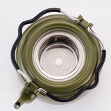 Maxbell Tea Kettle Thickened Cook Pot Boiling Water Pot for Camping Cooking Stovetop Green