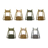 Maxbell Chest Rig Bag Practical Multifunction Workout Pack for Hiking Fishing Travel Pure Khaki