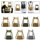 Maxbell Chest Rig Bag Practical Multifunction Workout Pack for Hiking Fishing Travel Pure Khaki