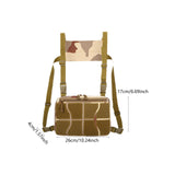 Maxbell Chest Rig Bag Practical Multifunction Workout Pack for Hiking Fishing Travel Khaki