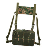 Maxbell Chest Rig Bag Practical Multifunction Workout Pack for Hiking Fishing Travel Dark Green
