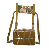 Maxbell Chest Rig Bag Practical Multifunction Workout Pack for Hiking Fishing Travel Khaki Green