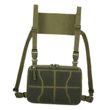Maxbell Chest Rig Bag Practical Multifunction Workout Pack for Hiking Fishing Travel Green