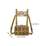 Maxbell Chest Rig Bag Practical Multifunction Workout Pack for Hiking Fishing Travel Light Khaki